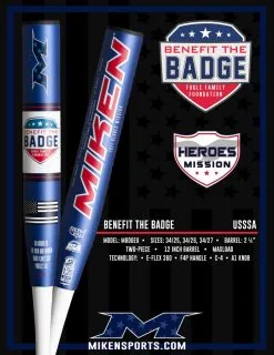 Clearance – 2021 Miken Benefit The Badge 12″ USSSA Slowpitch Softball Bat: MBDGEU -Baseball Shop BENEFITTHEBADGEFINALFLYER 800x