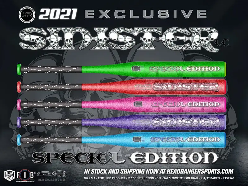 Clearance – 2021 Monsta Candy Sinister LE 12.5″ (3900) Midloaded USA Slowpitch Softball Bat 9 Clearance – 2021 Monsta Candy Sinister LE 12.5″ (3900) Midloaded USA Slowpitch Softball Bat - Image 7