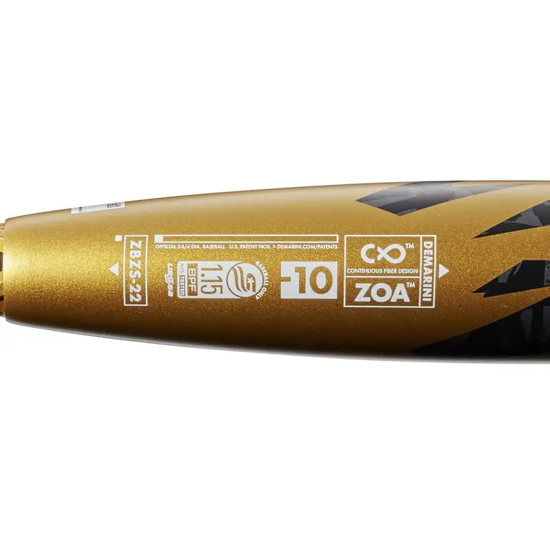 Clearance – 2022 DeMarini Zoa (-10) USSSA Baseball Bat: WTDXZBZ-22 11 Clearance – 2022 DeMarini Zoa (-10) USSSA Baseball Bat: WTDXZBZ-22 - Image 9