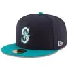 Men's Seattle Mariners New Era Navy/Aqua Alternate Authentic Collection On Field 59FIFTY Fitted Hat 1 Men's Seattle Mariners New Era Navy/Aqua Alternate Authentic Collection On Field 59FIFTY Fitted Hat -Baseball Shop aqua seattle mariners alternate authentic collection on field 59fifty fitted hat pi2659000 altimages ff 2659204alt1 full