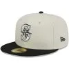 Men's Seattle Mariners New Era Stone/Black Chrome 59FIFTY Fitted Hat -Baseball Shop black seattle mariners chrome 59fifty fitted hat ss5 p 200013226pv 1u 9jq2hifpk2ys4spdo8qfv 76jqmb2ppvmt8xgo8lxn