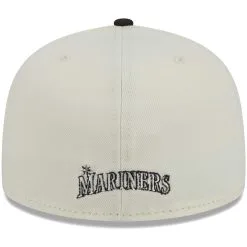 Men's Seattle Mariners New Era Stone/Black Chrome 59FIFTY Fitted Hat -Baseball Shop black seattle mariners chrome 59fifty fitted hat ss5 p 200013226pv 4u 9jq2hifpk2ys4spdo8qfv ggs8r5v0swdyrztg5f4x