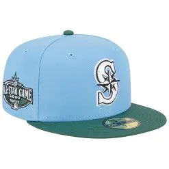 Men's Seattle Mariners New Era Sky Blue/Cilantro 2001 World Series 59FIFTY Fitted Hat