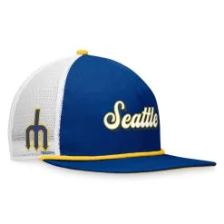 Men's Seattle Mariners Fanatics Branded Royal Heritage Golfer Snapback Hat