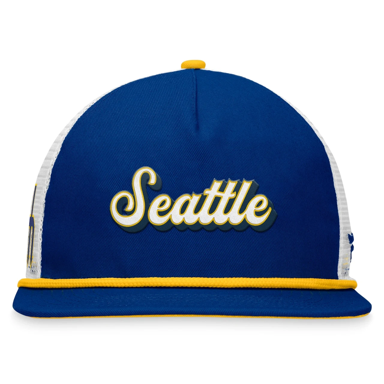 Men's Seattle Mariners Fanatics Branded Royal Heritage Golfer Snapback Hat - Image 2