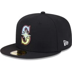 Men's Seattle Mariners New Era Black Multi-Color Pack 59FIFTY Fitted Hat -Baseball Shop mens new era black seattle mariners multi color pack 59fifty fitted hat ss5 p 4999800pv 3u ixd2zuvnt7oqjbysom4pv t6z1wnt71t7llxvbwlkf