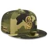 Men's Seattle Mariners New Era Camo 2022 Armed Forces Day On-Field 59FIFTY Fitted Hat