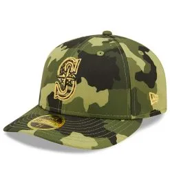 Men's Seattle Mariners New Era Camo 2022 Armed Forces Day On-Field Low Profile 59FIFTY -Baseball Shop mens new era camo seattle mariners 2022 armed forces day on field low profile 59fifty pi4463000 altimages ff 4463205 27c52d4fc47b5e816433alt3 full