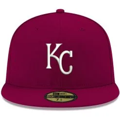 Men's Kansas City Royals New Era Cardinal White Logo 59FIFTY Fitted Hat -Baseball Shop mens new era cardinal kansas city royals white logo 59fifty fitted hat pi4208000 altimages ff 4208786 9e04543acd10d7f0a3c5alt2 full