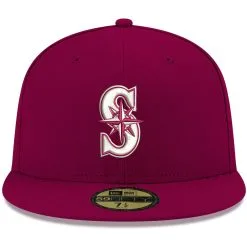 Men's Seattle Mariners New Era Cardinal White Logo 59FIFTY Fitted Hat 7 Men's Seattle Mariners New Era Cardinal White Logo 59FIFTY Fitted Hat -Baseball Shop mens new era cardinal seattle mariners white logo 59fifty fitted hat pi4208000 altimages ff 4208794 a95bedca492c2c653df1alt2 full