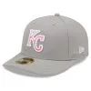 Men's Kansas City Royals New Era Gray 2022 Mother's Day On-Field Low Profile 59FIFTY Fitted Hat
