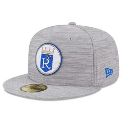 Men's Kansas City Royals New Era Gray 2023 Clubhouse 59FIFTY Fitted Hat