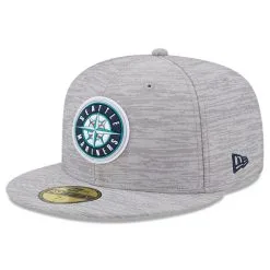 Men's Seattle Mariners New Era Gray 2023 Clubhouse 59FIFTY Fitted Hat
