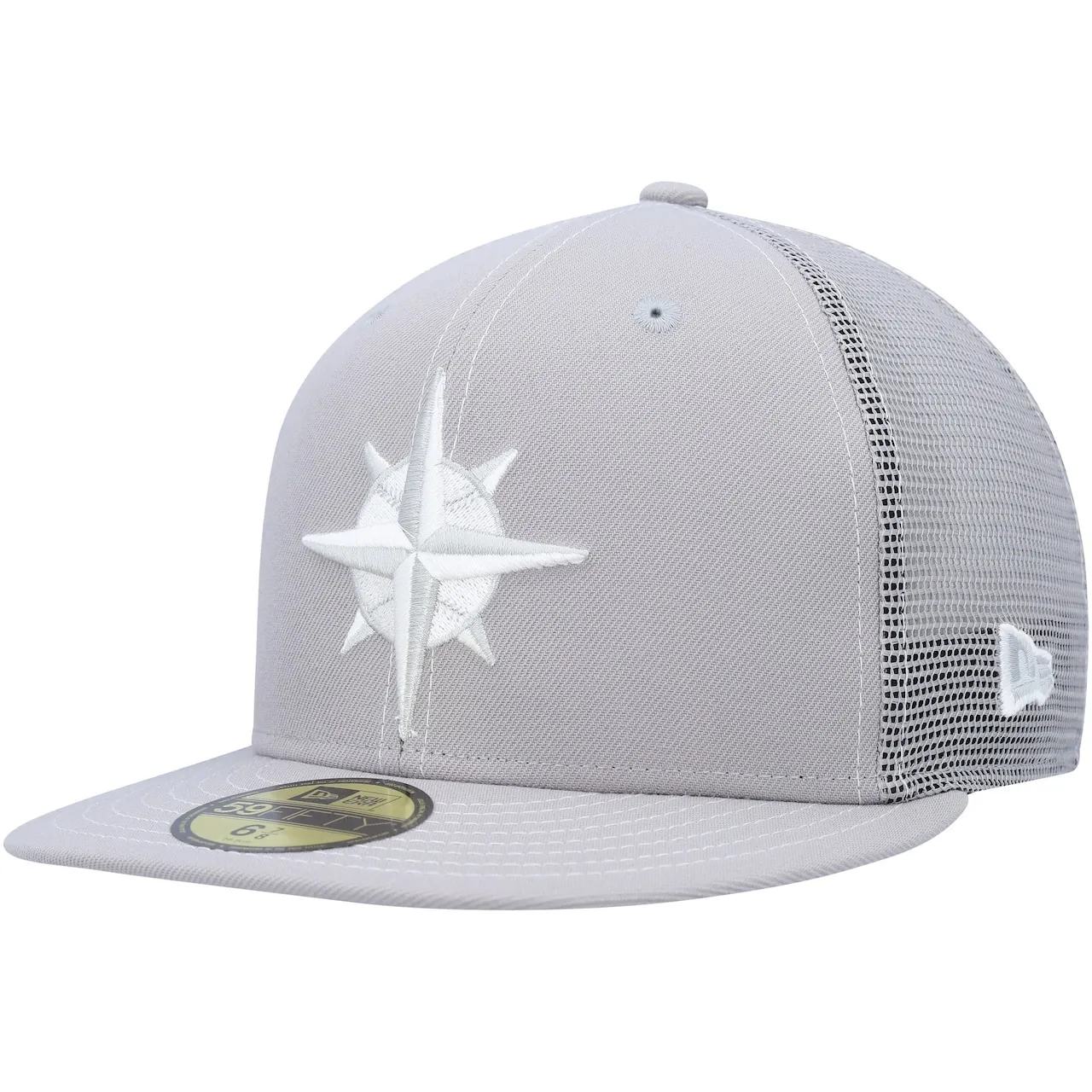 Men's Seattle Mariners New Era Gray 2023 On-Field Batting Practice 59FIFTY Fitted Hat 3 Men's Seattle Mariners New Era Gray 2023 On-Field Batting Practice 59FIFTY Fitted Hat