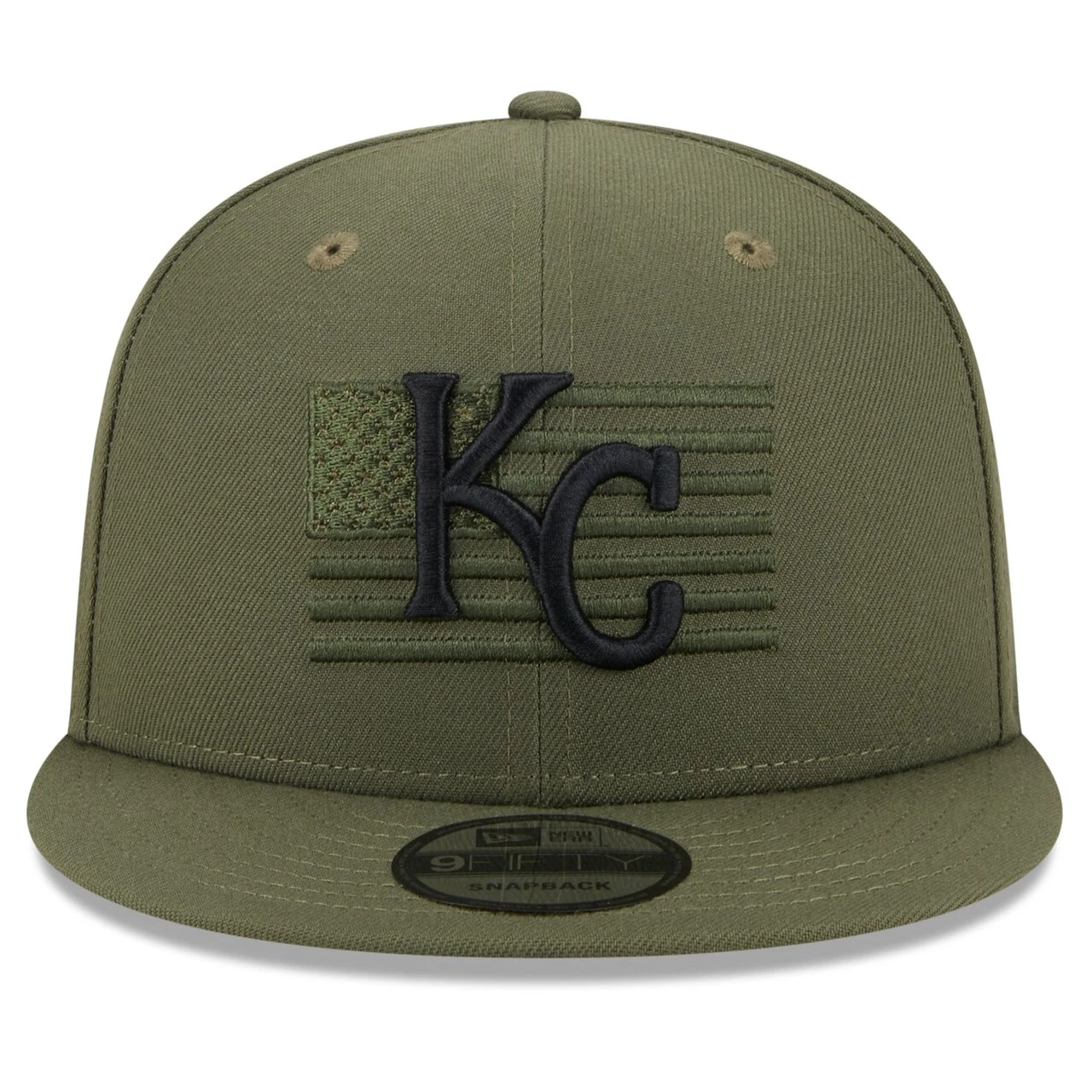 Men's Kansas City Royals New Era Green 2023 Armed Forces Day 9FIFTY Snapback Adjustable Hat 4 Men's Kansas City Royals New Era Green 2023 Armed Forces Day 9FIFTY Snapback Adjustable Hat - Image 2