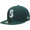 Men's Seattle Mariners New Era Green White Logo 59FIFTY Fitted Hat -Baseball Shop mens new era green seattle mariners white logo 59fifty fitted hat pi4705000 altimages ff 4705579 0decfe9bb2e63f7cc40aalt1 full
