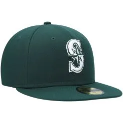 Men's Seattle Mariners New Era Green White Logo 59FIFTY Fitted Hat 8 Men's Seattle Mariners New Era Green White Logo 59FIFTY Fitted Hat -Baseball Shop mens new era green seattle mariners white logo 59fifty fitted hat pi4705000 altimages ff 4705579 0decfe9bb2e63f7cc40aalt3 full