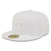 Men's Kansas City Royals New Era White On White 59FIFTY Fitted Hat -Baseball Shop mens new era kansas city royals white on white 59fifty fitted hat pi4731000 altimages ff 4731065 4feebcdac14fcb330d8aalt1 full