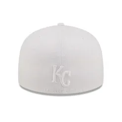 Men's Kansas City Royals New Era White On White 59FIFTY Fitted Hat -Baseball Shop mens new era kansas city royals white on white 59fifty fitted hat pi4731000 altimages ff 4731065 4feebcdac14fcb330d8aalt4 full
