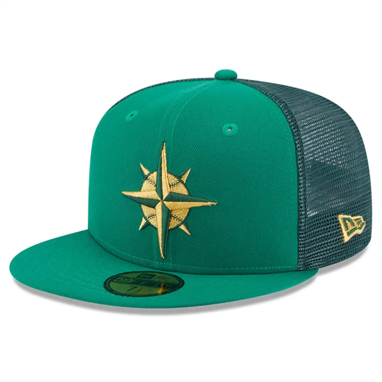 Men's Seattle Mariners New Era Kelly Green 2023 St. Patrick's Day 59FIFTY Fitted Hat 3 Men's Seattle Mariners New Era Kelly Green 2023 St. Patrick's Day 59FIFTY Fitted Hat