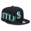 Men's Seattle Mariners New Era Navy Arch 59FIFTY Fitted Hat -Baseball Shop mens new era navy seattle mariners arch 59fifty fitted hat ss5 p 4998637pv 1u uzvglfuttlda1vcszphuv xg7dihna0ce7dgcb3n00