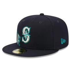 Men's Seattle Mariners New Era Navy Arch 59FIFTY Fitted Hat -Baseball Shop mens new era navy seattle mariners arch 59fifty fitted hat ss5 p 4998637pv 3u uzvglfuttlda1vcszphuv wt4ruej6jccug86qsju0