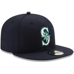 Men's Seattle Mariners New Era Navy Authentic Collection On Field 59FIFTY Fitted Hat 8 Men's Seattle Mariners New Era Navy Authentic Collection On Field 59FIFTY Fitted Hat -Baseball Shop mens new era navy seattle mariners authentic collection on field 59fifty fitted hat pi2659000 altimages ff 2659206alt3 full