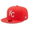 Men's Kansas City Royals New Era Red Lava Highlighter Logo 59FIFTY Fitted Hat