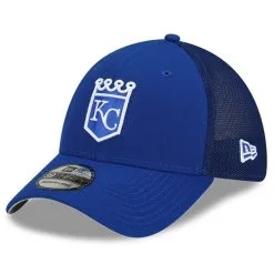 Men's Kansas City Royals New Era Royal 2023 Batting Practice 39THIRTY Flex Hat