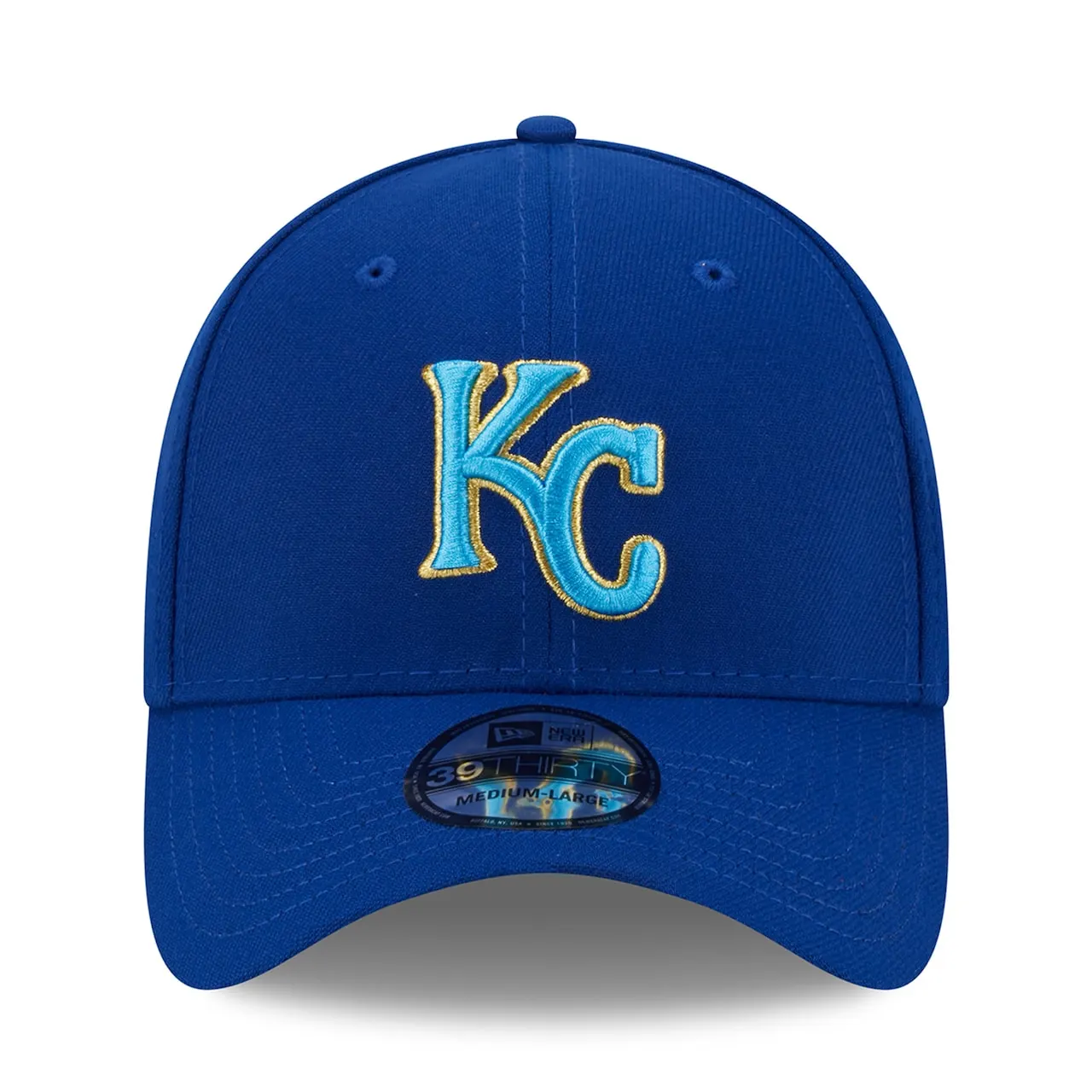 Men's Kansas City Royals New Era Royal 2023 MLB Father's Day 39THIRTY Flex Hat 4 Men's Kansas City Royals New Era Royal 2023 MLB Father's Day 39THIRTY Flex Hat - Image 2