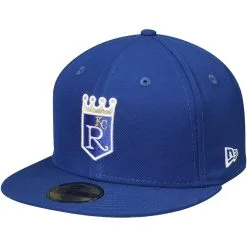 Men's Kansas City Royals New Era Royal Cooperstown Collection Wool 59FIFTY Fitted Hat