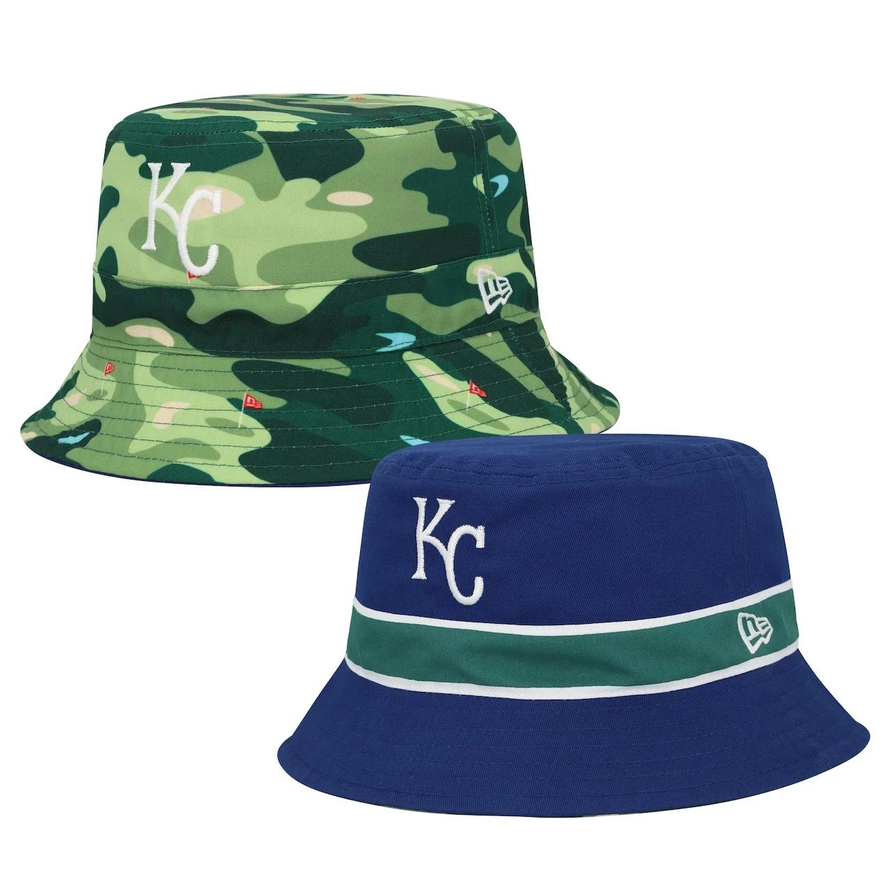 Men's Kansas City Royals New Era Royal Reverse Bucket Hat 3 Men's Kansas City Royals New Era Royal Reverse Bucket Hat
