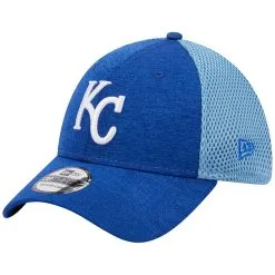 Men's Kansas City Royals New Era Royal Shadow Neo 39THIRTY Flex Hat