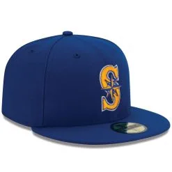 Men's Seattle Mariners New Era Royal Alternate 2 Authentic On Field 59FIFTY Fitted Hat -Baseball Shop mens new era royal seattle mariners alternate 2 authentic on field 59fifty fitted hat pi2659000 altimages ff 2659207alt3 full