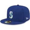 Men's Seattle Mariners New Era Royal White Logo 59FIFTY Fitted Hat -Baseball Shop mens new era royal seattle mariners white logo 59fifty fitted hat pi4208000 altimages ff 4208740 5190eb3bc705ba90a8f3alt1 full
