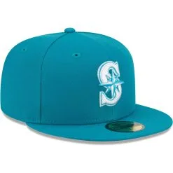Men's Seattle Mariners New Era Turquoise 59FIFTY Fitted Hat -Baseball Shop mens new era turquoise seattle mariners 59fifty fitted hat ss5 p 4919294pv 3u ef0t1whogy2vqunvqswav lde9jpjjwoqh59libjdk