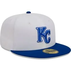 Men's Kansas City Royals New Era White Optic 59FIFTY Fitted Hat -Baseball Shop mens new era white kansas city royals optic 59fifty fitted hat ss5 p 200023142pv 3u uieucmjdinjkksb4dtwbv fucu1qa5y37hjpmfiiy1