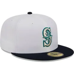 Men's Seattle Mariners New Era White Optic 59FIFTY Fitted Hat -Baseball Shop mens new era white seattle mariners optic 59fifty fitted hat ss5 p 200023162pv 3u 4tncujuvcmw6kxszugosv aggckelcmvpvybhq83ed