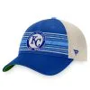 Men's Kansas City Royals Fanatics Branded Royal/Natural True Classic Retro Striped Trucker Snapback Hat -Baseball Shop natural kansas city royals true classic retro striped trucker snapback hat pi4499000 altimages ff 4499059 51bae1c11b603f309bd1alt1 full