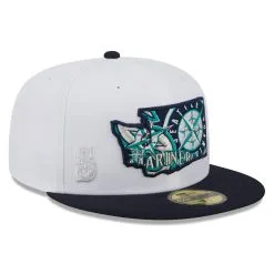 Men's Seattle Mariners New Era White/Navy State 59FIFTY Fitted Hat -Baseball Shop navy seattle mariners state 59fifty fitted hat ss5 p 4998602pv 3u sljjcmspwodmgvywvdjpv nfkn83vogaczuuiux2q0