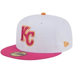Men's Kansas City Royals New Era White/Pink 50th Team Anniversary 59FIFTY Fitted Hat -Baseball Shop pink kansas city royals 50th team anniversary 59fifty fitted hat ss5 p 200016070pv 3u jne1iq03ieufa7fwsosjv tgfawkuwph7lzxhbmeem