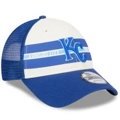 Men's Kansas City Royals New Era White/Royal Team Stripe Trucker 9FORTY Snapback Hat -Baseball Shop royal kansas city royals team stripe trucker 9forty snapback hat ss5 p 5002649pv 3u 5xmmtltotvt4qcqsmpnsv 7wehwz8apyuqk0jpalrj
