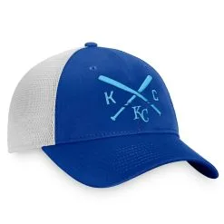 Men's Kansas City Royals Fanatics Branded Royal/White Iconic Cross Bat Trucker Snapback Hat -Baseball Shop white kansas city royals iconic cross bat trucker snapback hat pi4367000 altimages ff 4367041 abaa34fc740043fd915balt3 full
