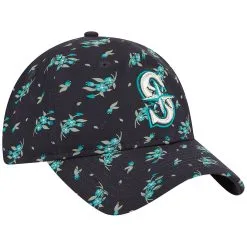 Women's Seattle Mariners New Era Navy Bloom 9TWENTY Adjustable Hat -Baseball Shop womens new era navy seattle mariners bloom 9twenty adjustable hat ss5 p 5003537pv 3u 6p5d856z3kjx0jwtml3av 09s9fmn7zojqdrxvkjyv